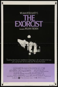 6j307 EXORCIST 1sh 1974 William Friedkin, Von Sydow, horror classic from William Peter Blatty!