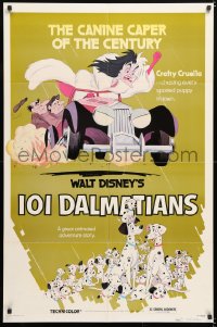 6j663 ONE HUNDRED & ONE DALMATIANS 1sh R1979 most classic Walt Disney canine family cartoon!
