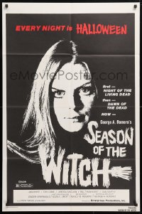 6j776 SEASON OF THE WITCH 1sh 1979 George Romero, every night is Halloween, different!