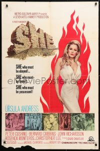 6j788 SHE 1sh 1965 Hammer fantasy, full-length sexy Ursula Andress, who must be possessed!