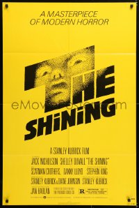 6j789 SHINING NSS style 1sh 1980 Stephen King & Stanley Kubrick, iconic art by Saul Bass!