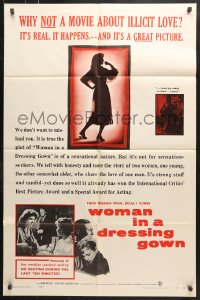 6j979 WOMAN IN A DRESSING GOWN 1sh 1957 when talking about illicit love, you're talking about her!