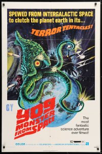6j992 YOG: MONSTER FROM SPACE 1sh 1971 it was spewed from intergalactic space to clutch Earth!