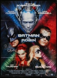 6k551 BATMAN & ROBIN French 1p 1997 Clooney, O'Donnell, Schwarzenegger, Thurman, Silverstone