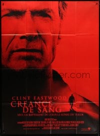 6k565 BLOOD WORK French 1p 2002 super close image of star and director Clint Eastwood!
