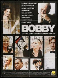 6k568 BOBBY French 1p 2006 Anthony Hopkins, Lindsay Lohan, Fishburne, Macy, Wood, Hunt & Stone!