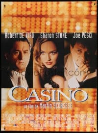 6k582 CASINO French 1p 1996 Martin Scorsese, Robert De Niro & Sharon Stone, Joe Pesci, different!