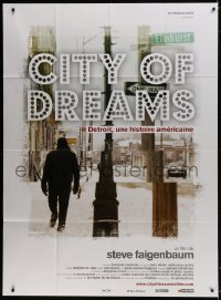 6k588 CITY OF DREAMS French 1p 2013 Steve Faigenbaum, documentary about Detroit, Michigan!