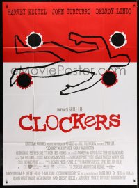 6k589 CLOCKERS French 1p 1995 directed by Spike Lee, cool Saul Bass inspired art!