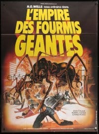 6k634 EMPIRE OF THE ANTS French 1p 1978 H.G. Wells, completely different art by Michel Landi!