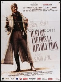 6k650 FISTFUL OF DYNAMITE French 1p R2009 Sergio Leone, different full-length image of James Coburn!