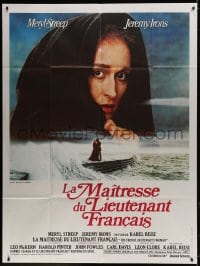 6k660 FRENCH LIEUTENANT'S WOMAN French 1p 1982 c/u of Meryl Streep, screenplay by Harold Pinter!