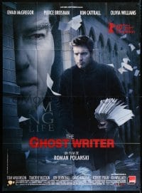 6k671 GHOST WRITER French 1p 2010 Roman Polanski directed, Ewan McGregor & Pierce Brosnan!