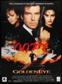 6k680 GOLDENEYE French 1p 1995 Pierce Brosnan as secret agent James Bond 007, cool montage!