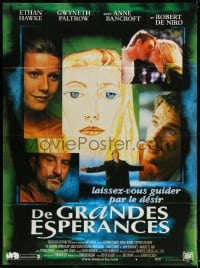 6k690 GREAT EXPECTATIONS French 1p 1998 Gwyneth Paltrow, Ethan Hawke, De Niro, Charles Dickens!