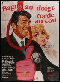 6k717 HOW TO SAVE A MARRIAGE French 1p 1968 different art of Dean Martin & Stella Stevens by Landi!
