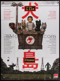 6k737 ISLE OF DOGS French 1p 2018 Wes Anderson stop-motion fantasy, wacky image!