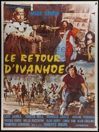 6k738 IVANHOE, THE NORMAN SWORDSMAN French 1p 1973 La Spada Normanna, Mark Damon in the title role!