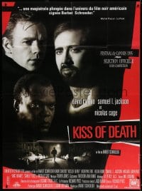 6k748 KISS OF DEATH French 1p 1995 Nicolas Cage, David Caruso, Samuel L. Jackson, Tucci