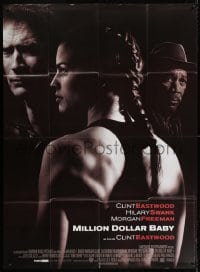 6k815 MILLION DOLLAR BABY French 1p 2005 Clint Eastwood, boxer Hilary Swank, Morgan Freeman