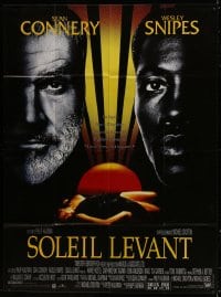 6k888 RISING SUN French 1p 1993 dead girl between Sean Connery & Wesley Snipes!