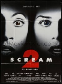 6k898 SCREAM 2 French 1p 1998 Wes Craven slasher horror sequel, Neve Campbell, Courteney Cox