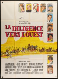 6k920 STAGECOACH French 1p 1966 Ann-Margret, Red Buttons, Bing Crosby, great cast portraits!