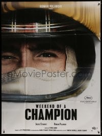 6k980 WEEKEND OF A CHAMPION French 1p 2013 really cool close up of F1 race car driver Jackie Stewart!