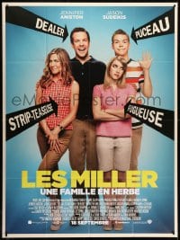 6k982 WE'RE THE MILLERS advance French 1p 2013 Jennifer Aniston, Jason Sudeikis, Roberts & Poulter!