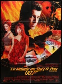 6k990 WORLD IS NOT ENOUGH French 1p 1999 Brosnan as James Bond, Denise Richards, Sophie Marceau!