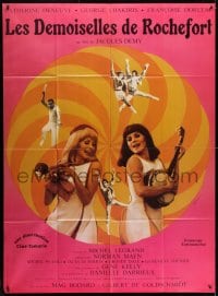 6k996 YOUNG GIRLS OF ROCHEFORT French 1p R1980s Jacques Demy, Agnes Varda, Catherine Deneuve