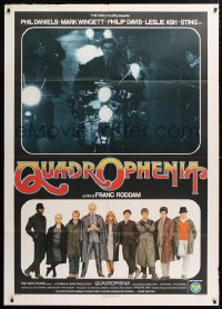 6k418 QUADROPHENIA Italian 1p 1980 The Who & Sting, rock & roll, different image on motorcycle!