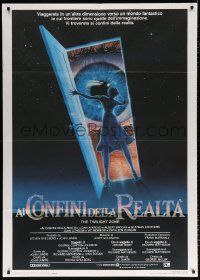 6k475 TWILIGHT ZONE Italian 1p 1983 from Rod Serling TV series, Steven Spielberg, Commander art!
