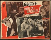 6k047 BIG SHOT Mexican LC R1950s Humphrey Bogart & sexy Irene Manning standing by mirror!