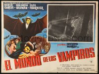 6k070 El MUNDO DE LOS VAMPIROS Mexican LC 1961 Mexican vampires, skeleton shackled to wall!