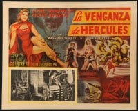 6k081 HERCULES & THE HYDRA Mexican LC 1960 different art of sexy Jayne Mansfield & Mickey Hargitay!