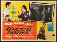 6k091 KEY LARGO Mexican LC R1960s Humphrey Bogart, Edward G. Robinson, John Huston noir!