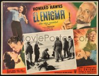 6k125 THING Mexican LC 1951 Howard Hawks classic horror, great border montage!