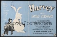 6k006 HARVEY 4pg English trade ad 1950 great image of James Stewart & 6 foot imaginary rabbit!