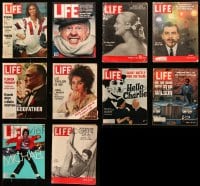 6m062 LOT OF 10 LIFE MAGAZINES 1950s-1980s filled with great images & articles!
