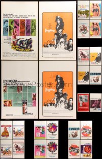 6m243 LOT OF 26 WINDOW CARDS 1960s great images from a variety of different movies!