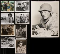 6m216 LOT OF 9 COLOR AND BLACK & WHITE 8X10 STILLS 1940s-1970s scenes from a variety of movies!