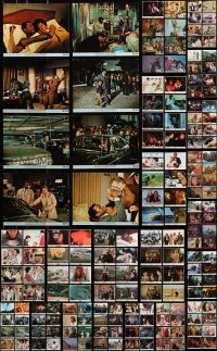 6m140 LOT OF 228 MINI LOBBY CARDS 1970s-1980s great scenes from a variety of different movies!