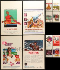 6m244 LOT OF 20 WINDOW CARDS 1960s-1970s great images from a variety of different movies!