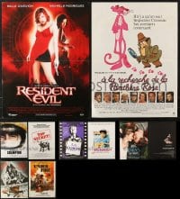 6m294 LOT OF 12 FORMERLY FOLDED 15X21 FRENCH POSTERS 1980s-2010s images from a variety of movies!