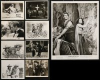6m217 LOT OF 9 8X10 STILLS 1950s-1970s great scenes from a variety of different movies!