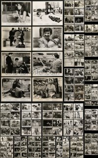 6m145 LOT OF 218 8X10 STILLS 1960s-1970s great scenes from a variety of different movies!