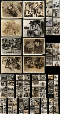6m171 LOT OF 104 WESTERN 8X10 STILLS 1940s-1950s great scenes from a variety of cowboy movies!