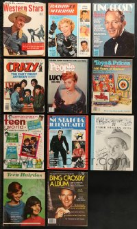 6m061 LOT OF 11 MAGAZINES 1950s-1990s filled with great images & articles!