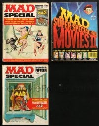 6m075 LOT OF 3 MAD SPECIAL MAGAZINES 1970s-1980s filled with great images & articles!